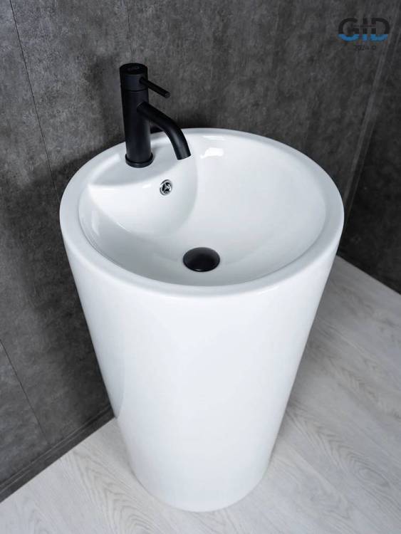 Раковина Gid Autonomo Nb135 81102 белая, 46x46x86