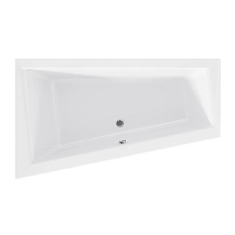 Акриловая ванна Marka One Thomas 170x100 01том1710л левая, белая, с каркасом