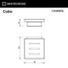 Мыльница WHITECROSS Cubo CU2420GL подвесная, золото фото 2