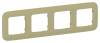 Рамка 4-постовая IEK Flite FI-M42-31-20-K26 оливковый