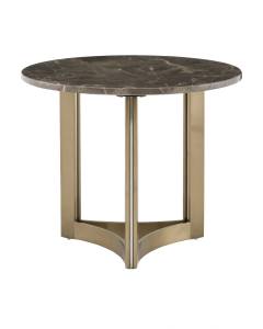 Стол журнальный Stool Group Кассия EET-292-BRCGS-brown 5105-9 темная керамика 60x60x50