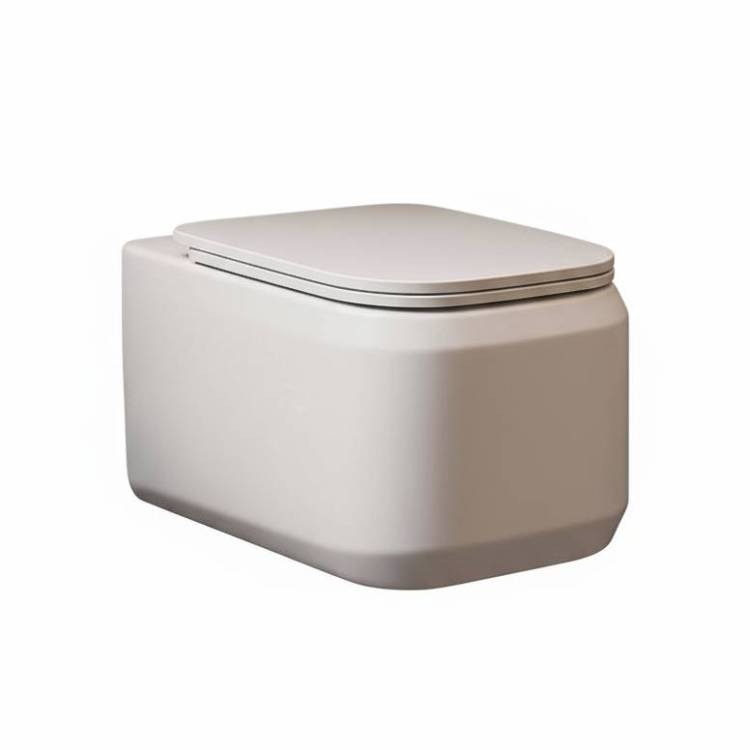 Унитаз подвесной La Fenice Cubo FNC-09-CUB-UP безободковый, с крышкой-сиденьем микролифт, белый глянцевый