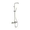 Душевая система Remer Elegance EQ34A7MMSSOFXV сталь, с термостатом, с изливом
