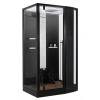Душевая кабина Orans 89105RBLH черный, 120x90x220