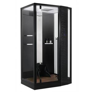 Душевая кабина Orans 89105RBLH черный, 120x90x220