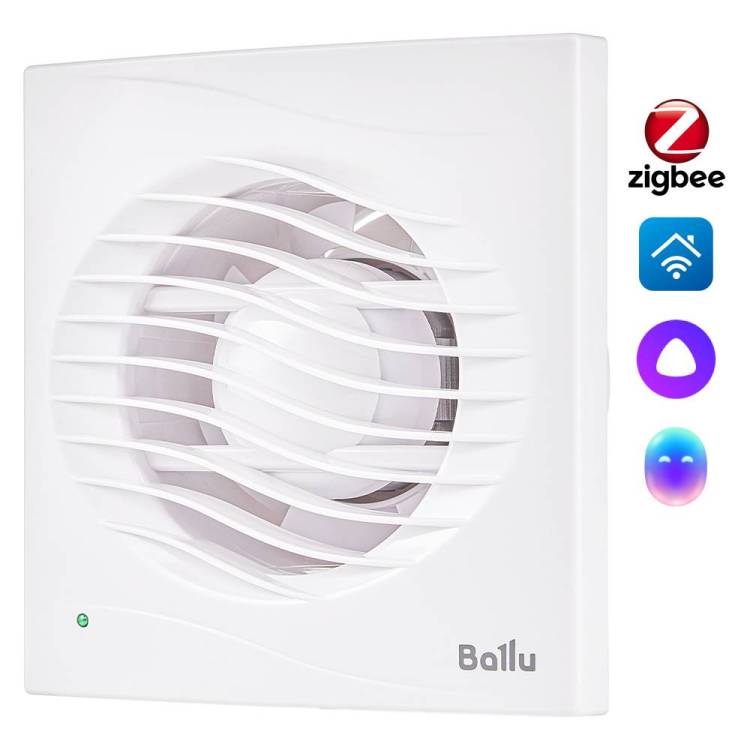 Вытяжной вентилятор Ballu BAF-AR 100 V с обратным клапаном