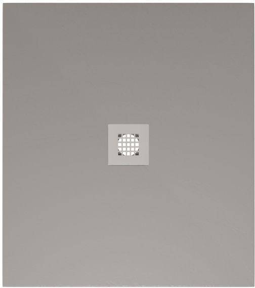 Поддон для душа Allen Brau Priority 8.31003-PGM без накладки, платина, 1000х800