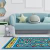 Ковер Play Rugs D578A Blue/Black 0.8x1.5 м фото 5