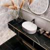 Мебельная раковина Kerama Marazzi Artbasin Vento 50 накладная, белая матовая фото 8