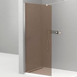 Душевая перегородка Cezares Liberta LIBERTA-L-1-90-120-BR-Cr хром