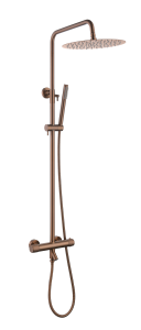 Душевая стойка Boheme Uno 468-T-BRB с термостатом, Brushed Bronze