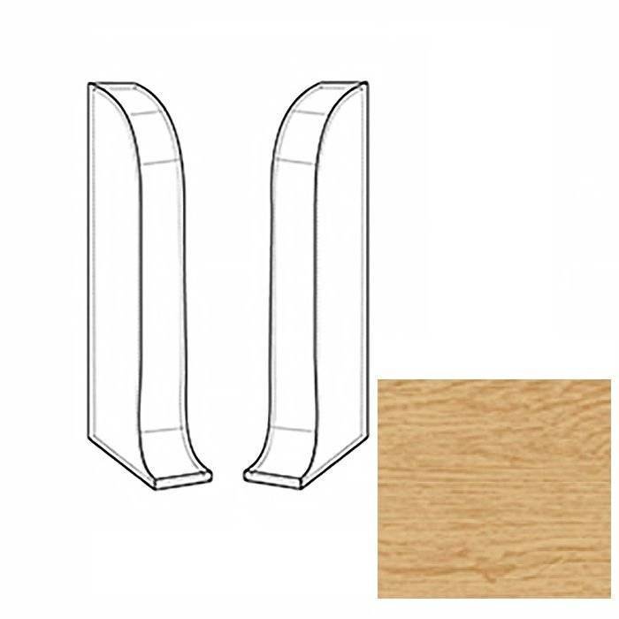 Заглушки LinePlast Кордоба Дуб L039 58 мм (пара)