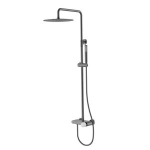 Душевая стойка Boheme Stick 128-GM-MR-GR Gun Metal Marble Grey