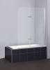 Душевая шторка на ванну BelBagno Sela V-21-120/140-C-Cr