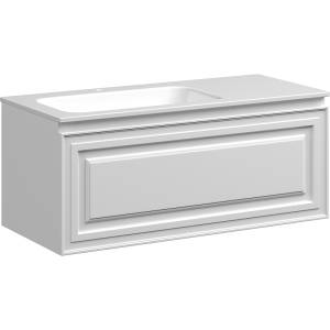 Тумба с раковиной Sancos Very VR100LW 100 см, L, Bianco