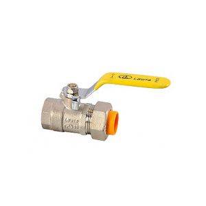 Кран шаровый Lavita PxFL(C) 15x1/2, с внутренней резьбой для газа, рычаг
