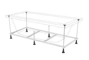 Каркас для ванны Berges Wasserhaus 51024 150x70