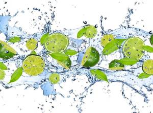 3D Фотообои Artegrafico «Сочный лайм» FT-005 акварель