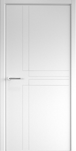 Межкомнатная дверь Albero Геометрия 3 эмаль белая 2000x600