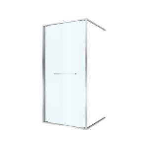 Душевая дверь в нишу Cezares LUX-B-FS-1-100-C-CR профиль хром, стекло прозрачное, 100x195