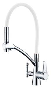 Смеситель для кухни Zorg Sanitary ZR 338-8 YF с гибким изливом