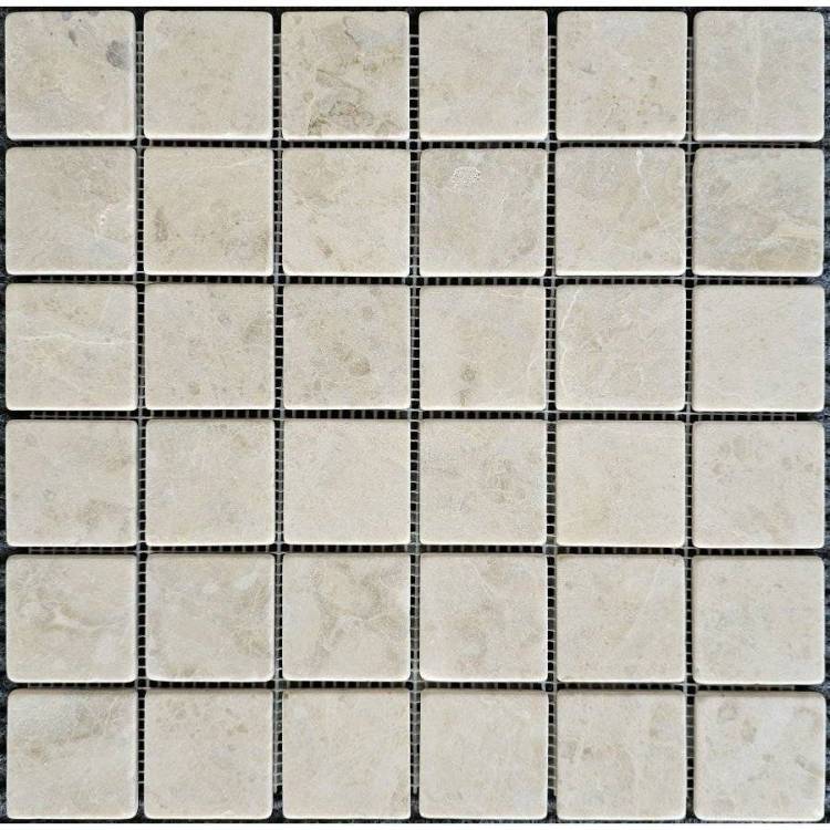 Мозаика Pixel Mosaic Мрамор PIX325 Cappucino Матовая (4.8x4.8) 30.5x30.5