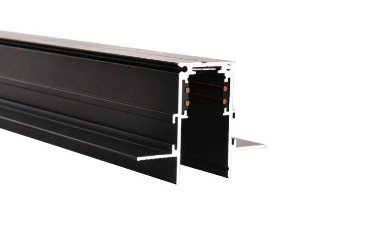 Шинопровод Crystal Lux Clt 0.123 01 L2000 Bl магнитный встраиваемый