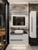 Тумба с раковиной La Fenice Elba Twin Bianco NFNC-01-ELB-B-100-2-3-M-GB белая матовая, 100 см фото 4