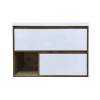 Тумба с раковиной Эстет Monaco Wood ФР-00010673 подвесной, 2 ящика, 62x91