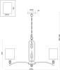 Подвесная люстра Freya Riverside FR1007PL-07BS Никель фото 3