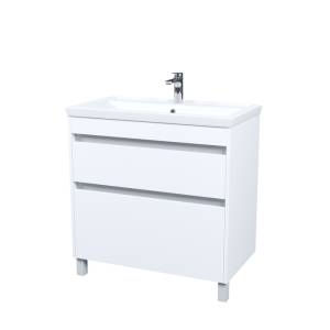 Тумба с раковиной Iddis Zodiac X ZDX80WFi95K напольная, 80 см, белый