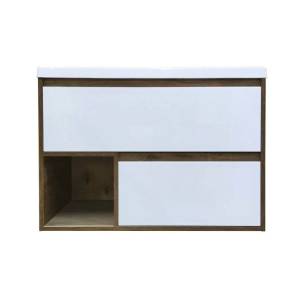 Тумба с раковиной Эстет Monaco Wood ФР-00010673 подвесной, 2 ящика, 62x91