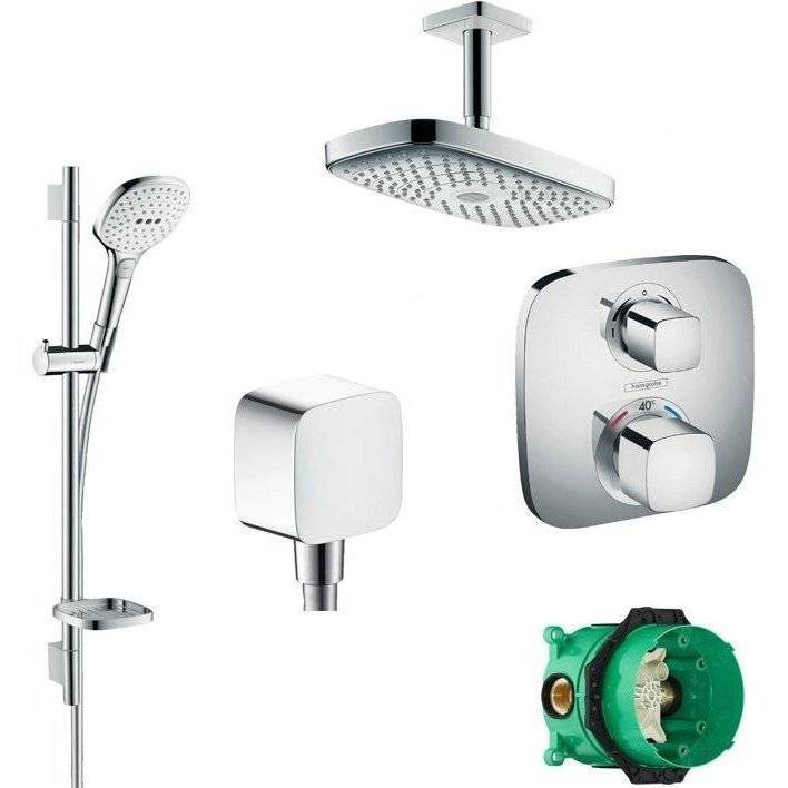 Душевой комплект Hansgrohe Raindance Select E 300 27384400 + 26620400 + 26457000 + 15708000 + 1800180