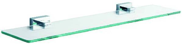 Полочка Bath Plus Bruklin BR-86003 стеклянная серебрянный
