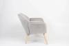 Кресло Stool Group Руди QH-2802K HLR-14 light grey серебристый фото 3