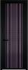 Межкомнатная дверь Profil Doors 3 AGP цвет профиля Черный, стекло безопасное 6 мм мору фиолетовое 600x2000