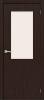 Межкомнатная дверь Bravo Гост-7 полотно Л-13 (Венге), стекло Magic Fog 400x2000