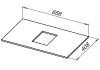 Столешница Allen Brau Priority 70 grey structure фото 4