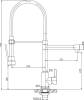 Смеситель для кухни BelBagno BB-LAM50-IN с гибким изливом фото 5
