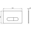 Кнопка смыва Ideal Standard Prosys Oleas R0115JG Matt Chrome (Матовый хром) фото 6