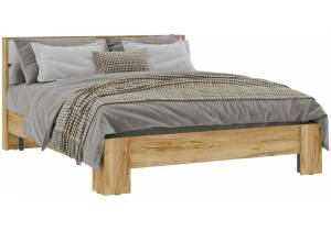Кровать Woodville Элла КР 02 547977 белый/дуб крафт золото 140x200