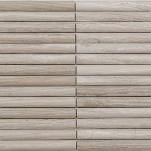 Мозаика Pixel Mosaic Венеция PIX348 White Wooden Convex (2x15.1) 30x30.5