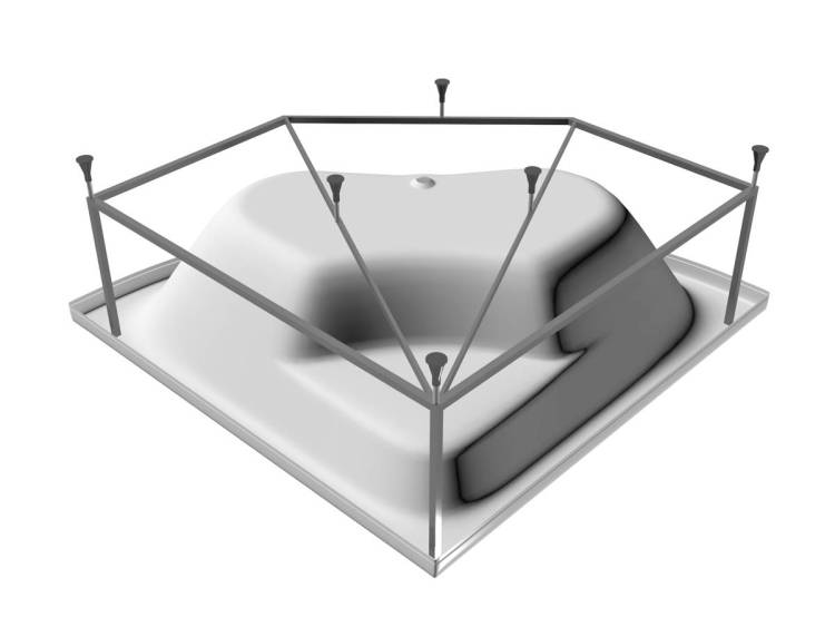 Каркас для ванны Vayer Bryza Гл000007084 140x140