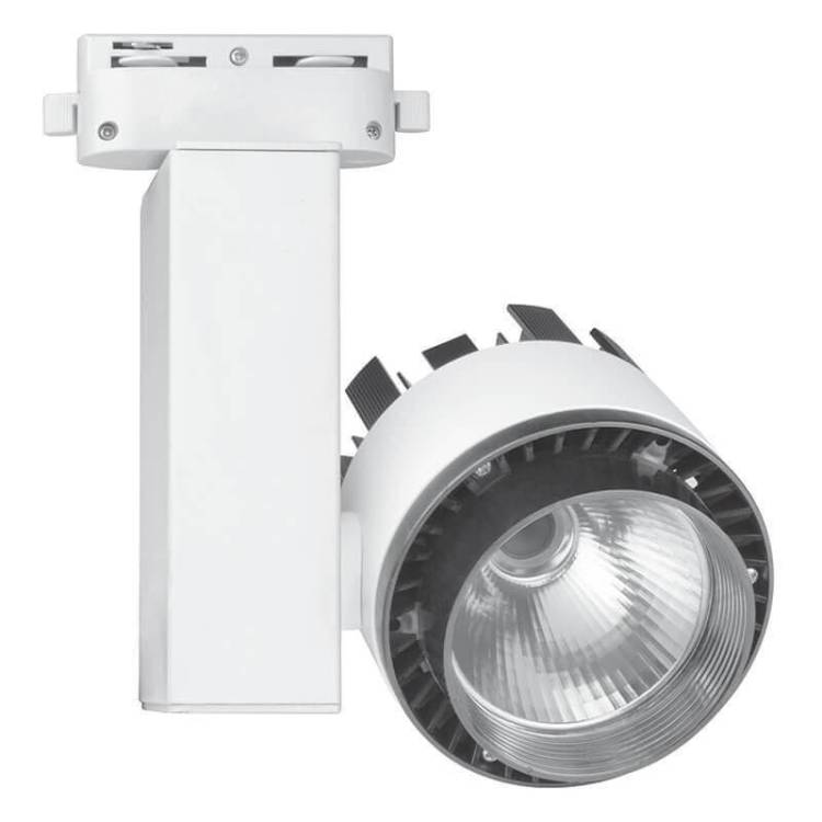 Трековый светодиодный светильник Volpe ULB-Q250 20W/NW/A White