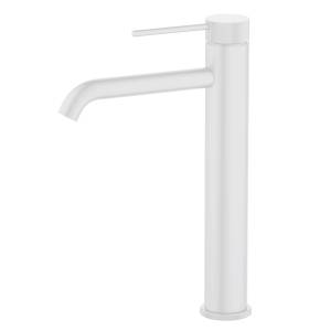 Смеситель для раковины Timo Saona 2411/16F высокий, белый матовый