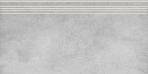 Ступень Grasaro Beton G-1102/CR/st01 Серая 30x60x9