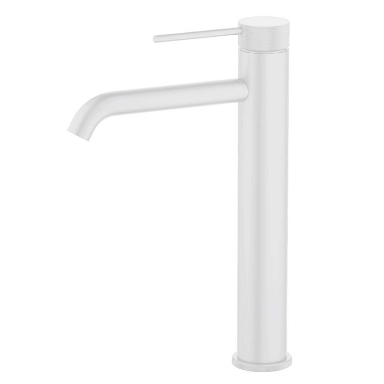 Смеситель для раковины Timo Saona 2411/16F высокий, белый матовый