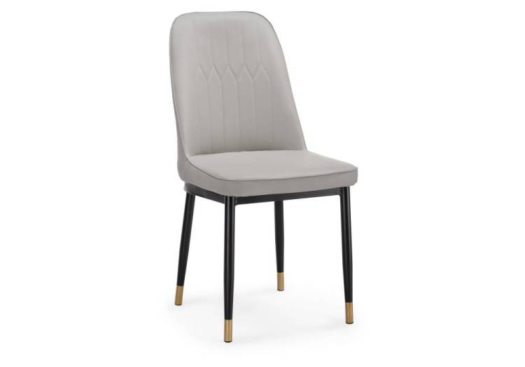 Стул Woodville Flor 15736 light gray/black