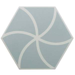 Керамогранит Dna Tiles Fancy 127009 Waves Blue 20x23