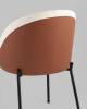 Стул Stool Group Adelinde DC1153-2 AT3228-22 + brown PU бежевый с коричневой экокожей фото 4